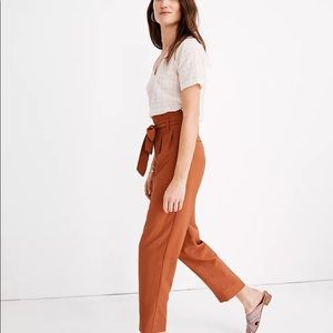 Madewell drapey paper bag pants
